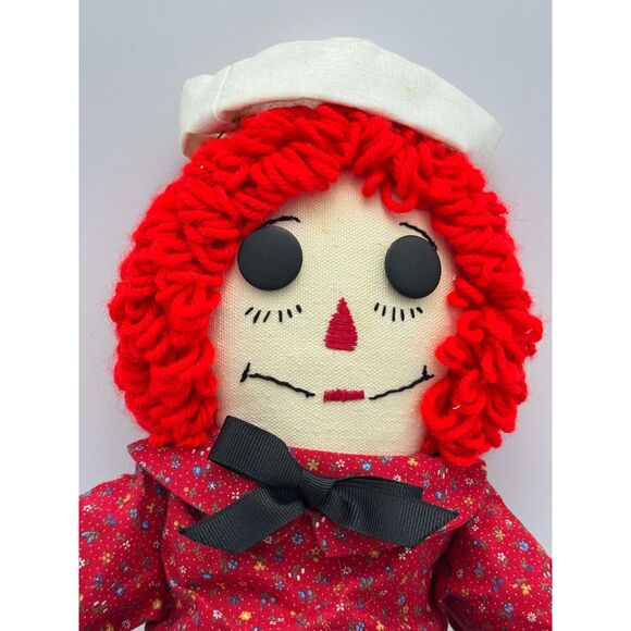 VTG Raggedy Ann and Andy Dolls Handmade 21" - Picture 8 of 15